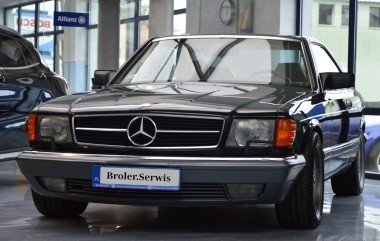 Mercedes-Benz W126 560 SEC after car care