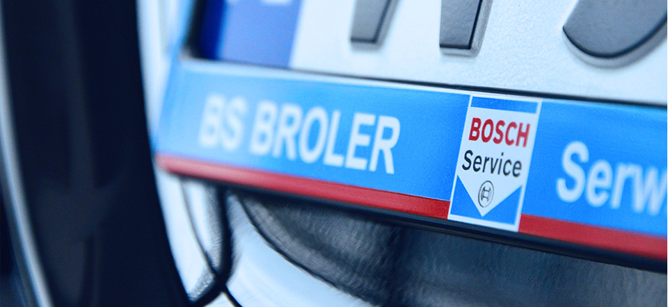 Broler.Serwis działa w ramach sieci Bosch Car Service