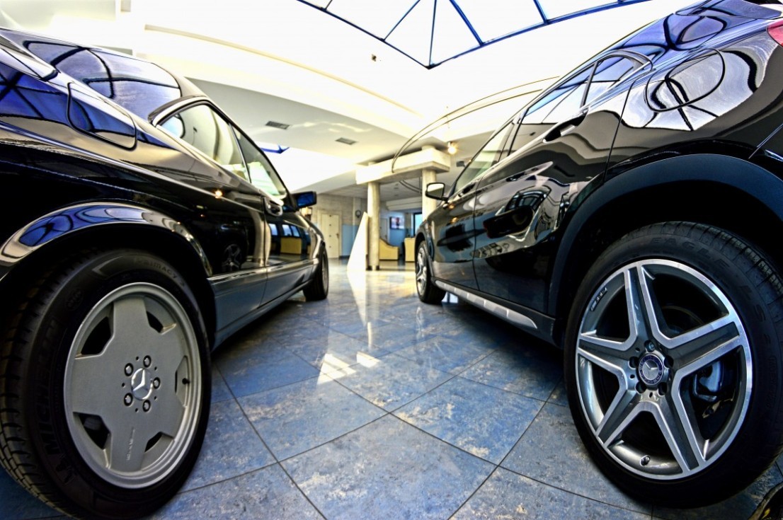 Mercedes GLA 250 oraz W126  Coupe w Broler.Serwis